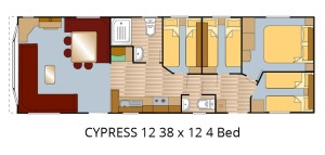 CYPRESS 12 38x12 4 Bed