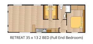 RETREAT 35 x 13 2 BED (FEB)