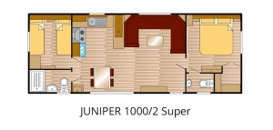 JUNIPER 1000 2 Bed Super