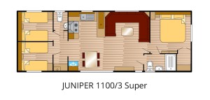JUNIPER 1100 2 Bed Super
